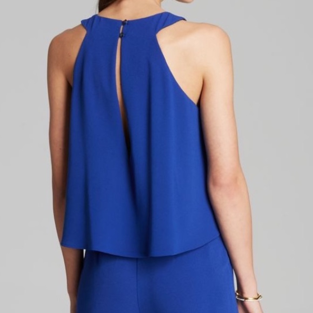 Trina Turk Cobalt blue jumpsuit size 6. Worn once.